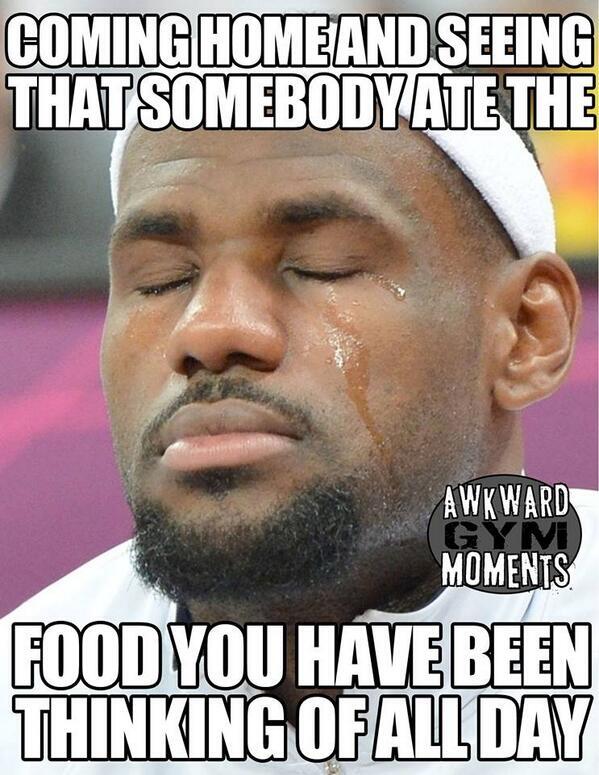FitnessHumor's tweet photo. When your roommate or family do this http://t.co/5P6ABjSrAV