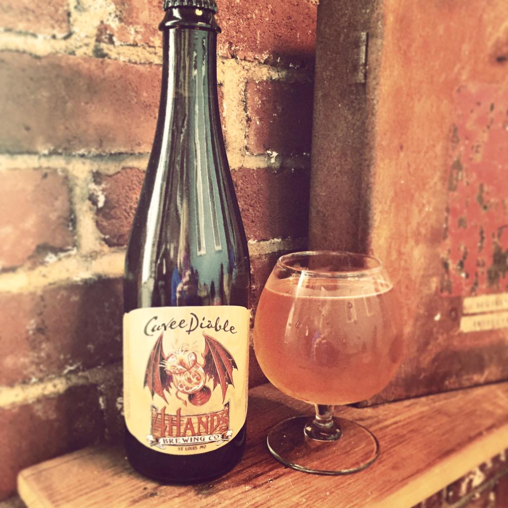 brian63304's tweet photo. @Dida685 and I enjoying some #CuveeDiable @4HandsBrewery http://t.co/inFToj9rpR