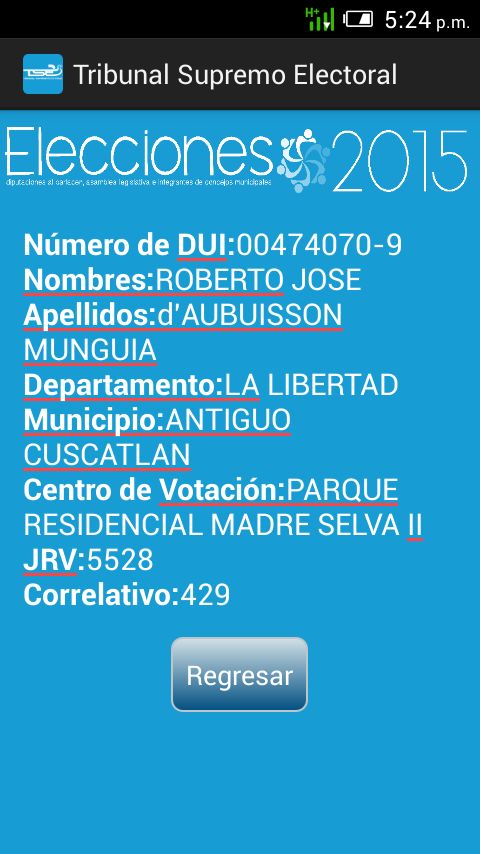 SamuelRetana's tweet photo. @rdaubuisson ya arreglaste tus malestas para ir a votar a Antiguo, andele pues @ArmandoFloresSV @_Brozo @ACaceres_k9 http://t.co/VKMGnjNE0K