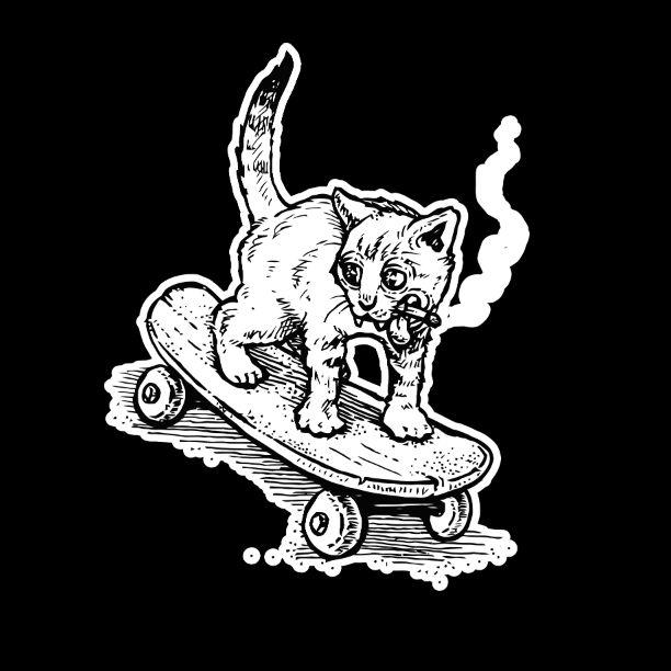 noisetees's tweet photo. #skateboarding #cat #tshirt http://t.co/NvwAdaQGAJ http://t.co/XT2ofizMuV