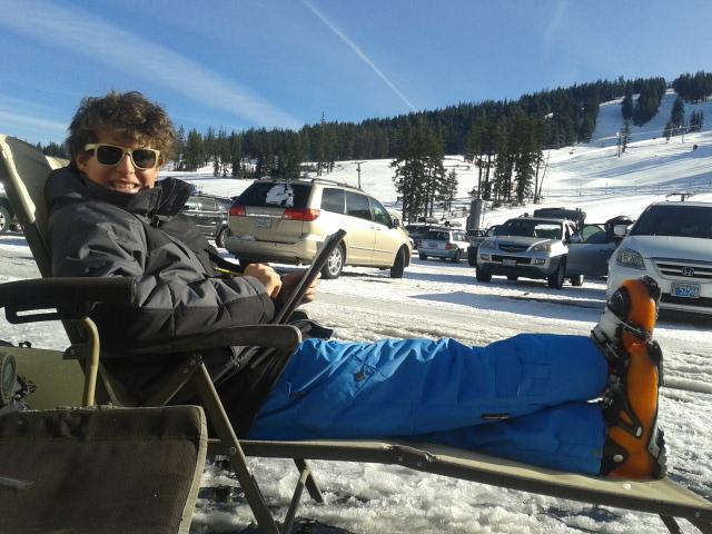 taprider's tweet photo. Soft groomers.   Check.   Lounge chair.   Check.   NYT crossword.   Check @mtbachelor http://t.co/p6WahcTK4x