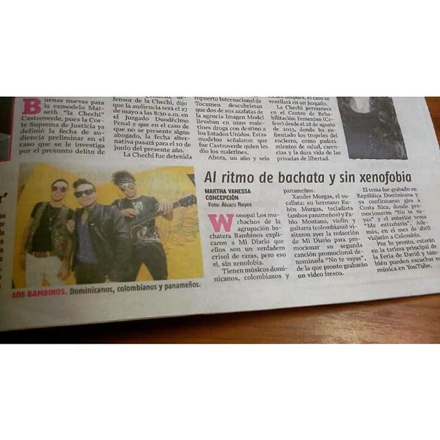 BambinosPty's tweet photo. NO HAY mejor forma de derribar fronteras raciales que la musica.Promocionando "No te Vayas" #Bachata @MiDiarioPanama http://t.co/rUmjAFxs6I
