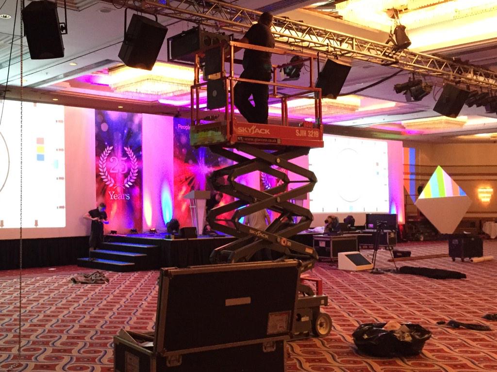 Lemonzestevents's tweet image. We&apos;re finishing the weekend with a rig! Team Zest are looking forward to creating some #conferencemagic tomorrow.