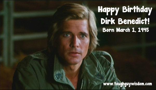 Happy 70th Birthday to Dirk Benedict!  