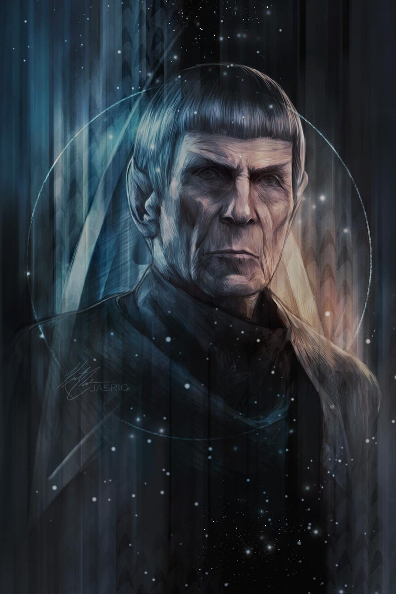 Quemandoacromo's tweet photo. "Leonard Nimoy" by #JASRIC" 
(vía http://t.co/OGDfZqFslM) http://t.co/oc5kTf2Vc5