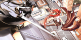 Jumito02's tweet photo. Black rock shooter vs Shakugan no shana http://t.co/YTATwaymsH