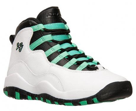 Fasterdman's tweet image. Air Jordan 10 GS - Bleached Turquoise release on 03/28/2015 for $140 via @KicksOnFire #KoFapp