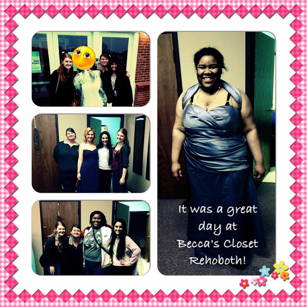 beccascloset's tweet photo. Great day @beccascloset Rehoboth! Know a young lady who can't afford a prom dress? Send her to us! @RehobothAtlanta http://t.co/PQq7VoKo5m