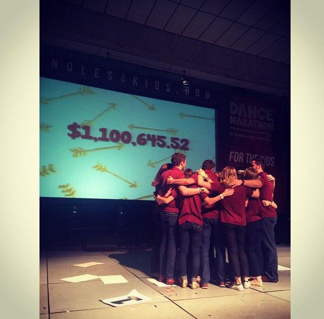 EllenforDMFSU's tweet photo. Once upon time, we raised one million dollars and the miracle families lived happily ever after! #DMFSU2015 @DM_FSU http://t.co/XaO0xAEeET