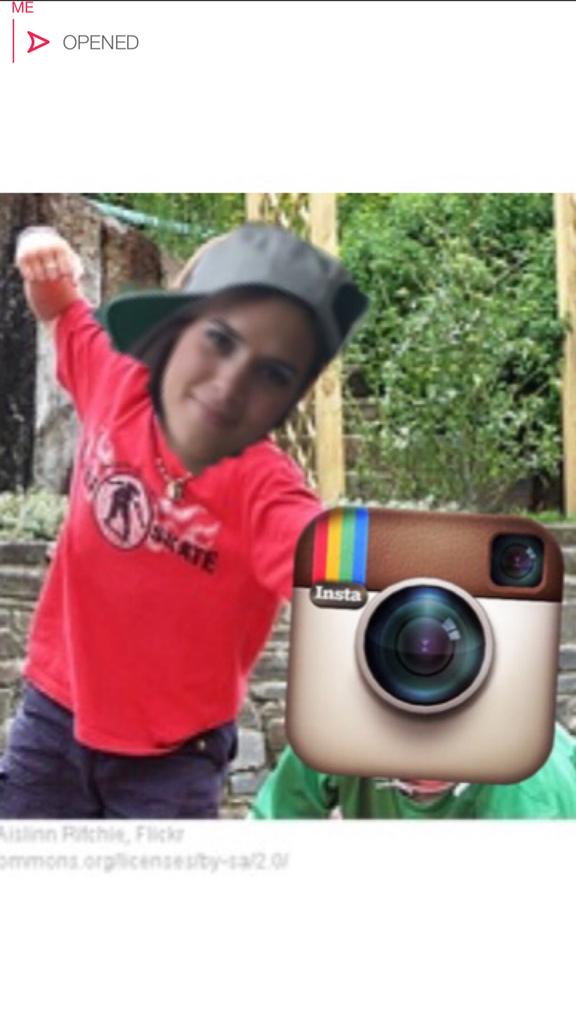 Just got this snap sent to me haha! Knocking out the hater! @instagram http://t.co/KM8bDXDBEt