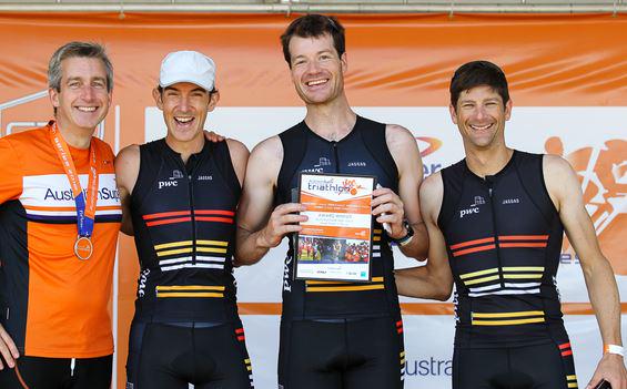 Congratulations to Team PwC - who won the Melbourne Corporate Triathlon over the weekend!