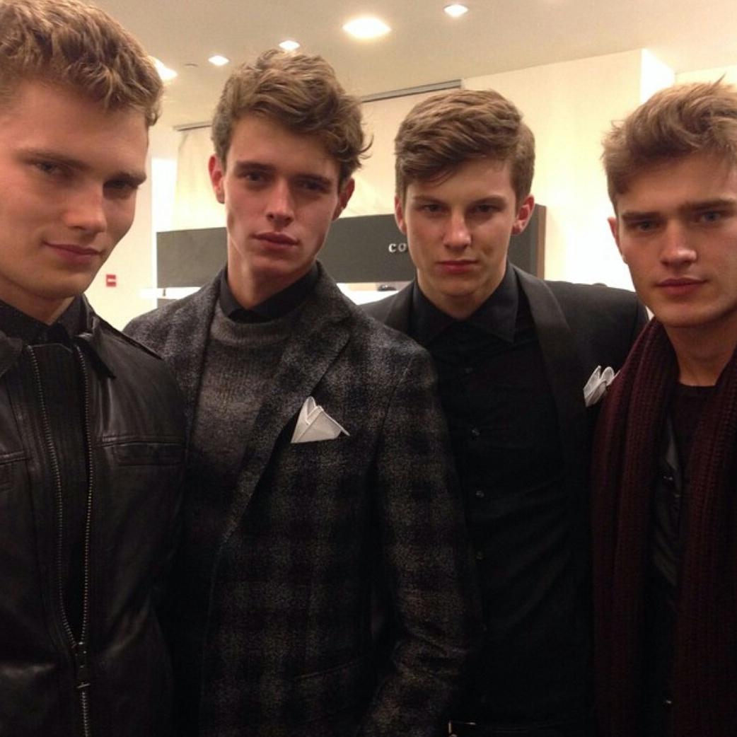 bodevelius's tweet photo. With the lads at J.Lindeberg http://t.co/8GVEot2dH8