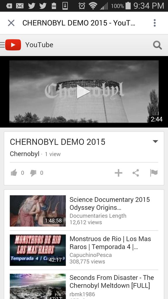 ChernobylKy's tweet image. Its released. Retweet it to spread the word!

CHERNOBYL DEMO 2015: youtu.be/aW-jmoP7vA4