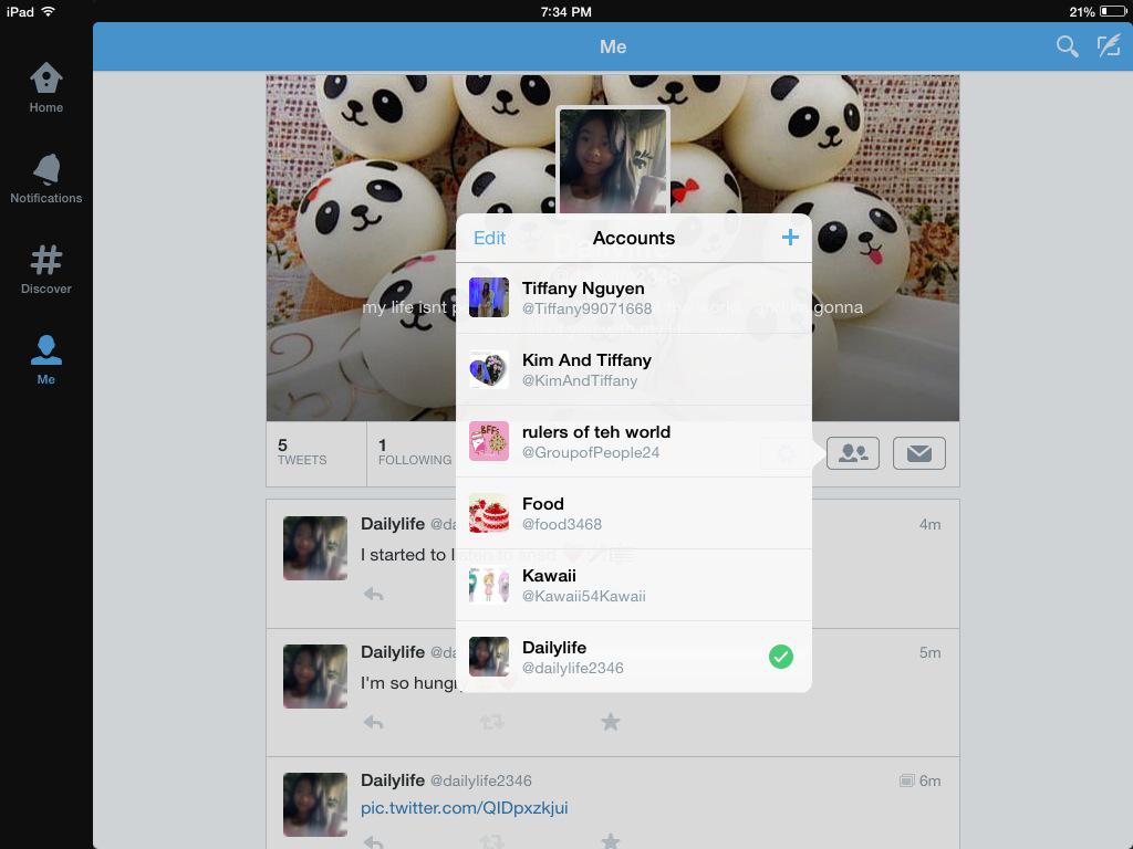 KimAndTiffany's tweet photo. Omg I have too many accouts http://t.co/yfDFYTcTUR