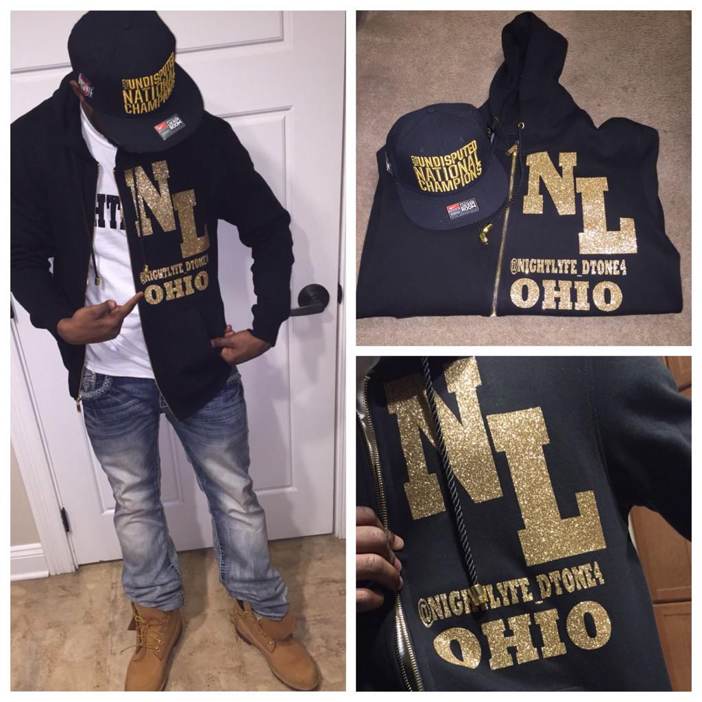 Where ever I'm at I have to represent the brand I'm ready to travel the 🌍 expand out of #OHiO #NightLyfeEnt