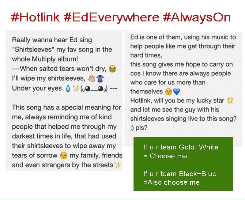 WL_Union's tweet image. #Hotlink #EdEverywhere #AlwaysOn 
@HotlinkComms Team White+Gold &amp;amp; Team Black&amp;amp;Blue!!!
Help a fan out pls!! 🙋🙋🙋