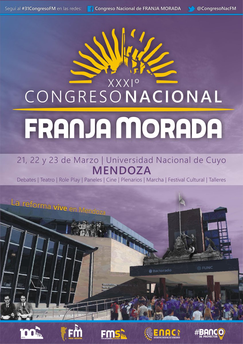 ENAC2014's tweet photo. Los consejeros de @franjanacional nos volveremos a encontrar en el @CongresoNacFM en Mendoza #Formáción #31CongresoFM http://t.co/lmWhrswlSL