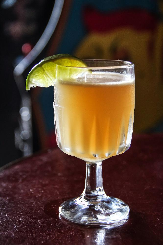 Shelter from the rain AND cocktails, sounds like a win/win. #thrusterslounge #cocktails #pacificbeach