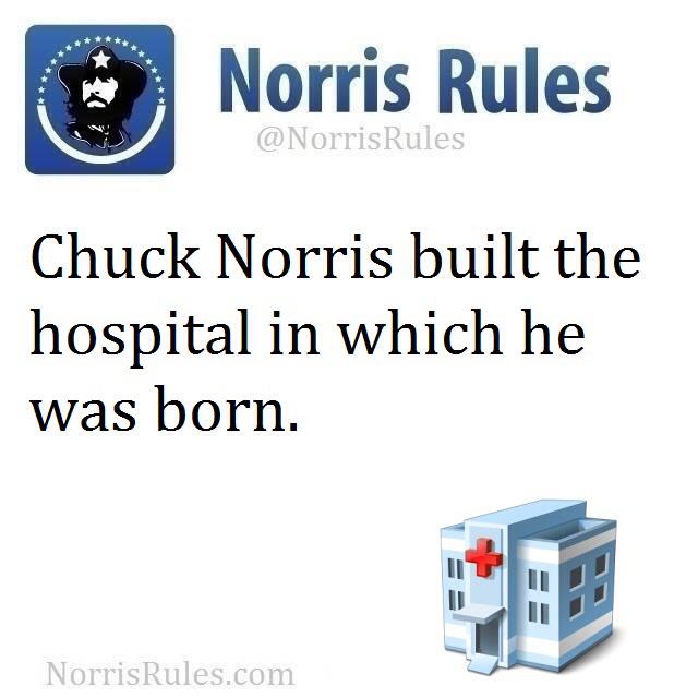   happy birthday Chuck Norris! 