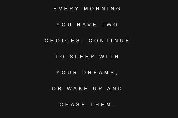 IronUniversity's tweet photo. DO NOT hit that snooze button in the morning. Your dreams aren't waiting for you. Go get them. http://t.co/X2c2cfyjns
