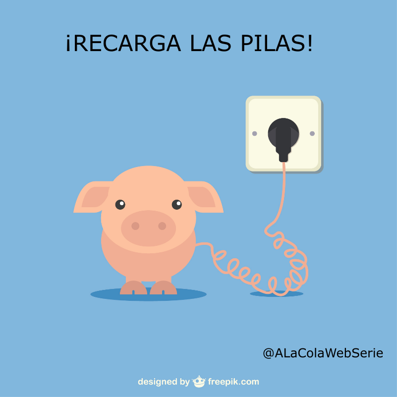ALaColaWebSerie's tweet photo. ¡Buenos días #Colistas! No hay mejor momento para cargar las pilas que el #Lunes... ¿Nos acompañáis? http://t.co/KHJvyQ0wZS