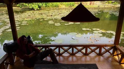 Tempat perpisahan kita kemarin di RM. Bale Desa😃