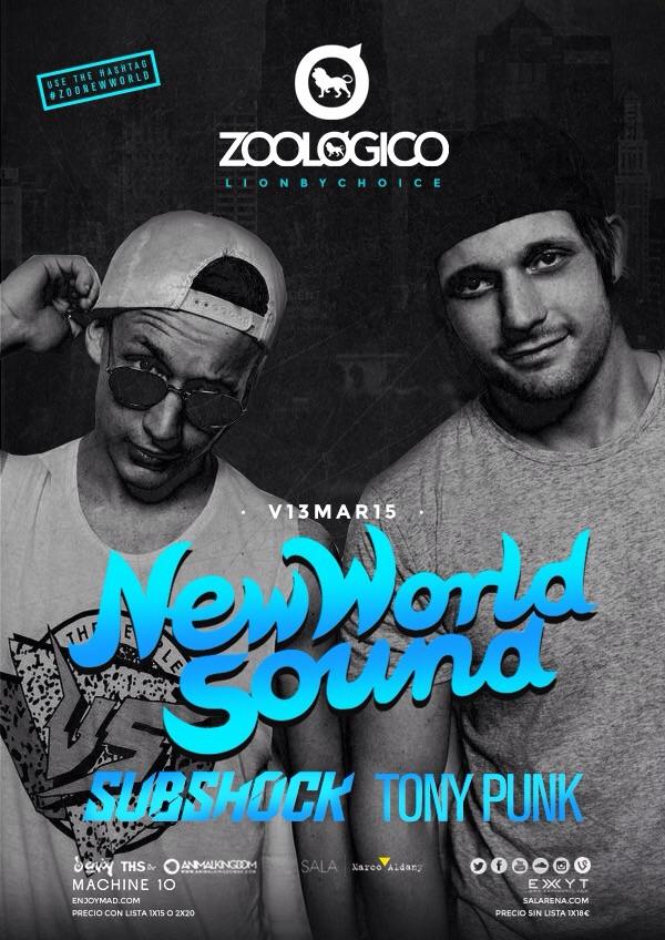 Bernasaurio_'s tweet photo. El Viernes 13 de Marzo Zoológico Club presenta a NEW WORLD SOUND #zoonws
¡¡ PIDEME LISTAS !! http://t.co/GDEPmSwcsb
