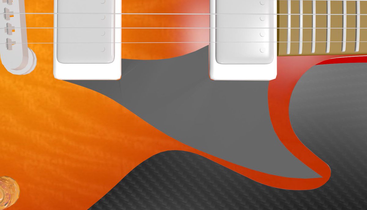 We are working on the development of a new #pickguard for the #Gibson #LesPaul guitars. Do you like the Shark model?