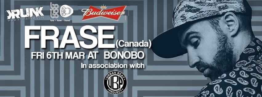 BombilTimes's tweet image. Canadian musician Frase will be playing at @bonoboBandra this #BombilFriday.