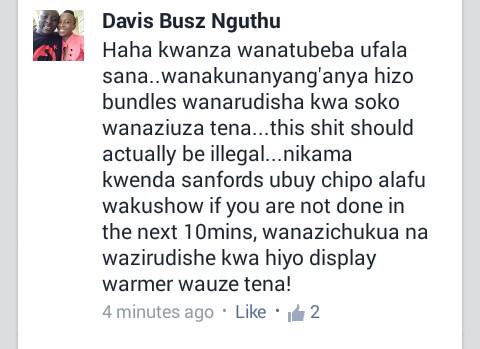shobanes's tweet photo. This is what a friend had to say about @SafaricomLtd daily bundles expiring at midnight. #LEGIT http://t.co/q0To01NnpD