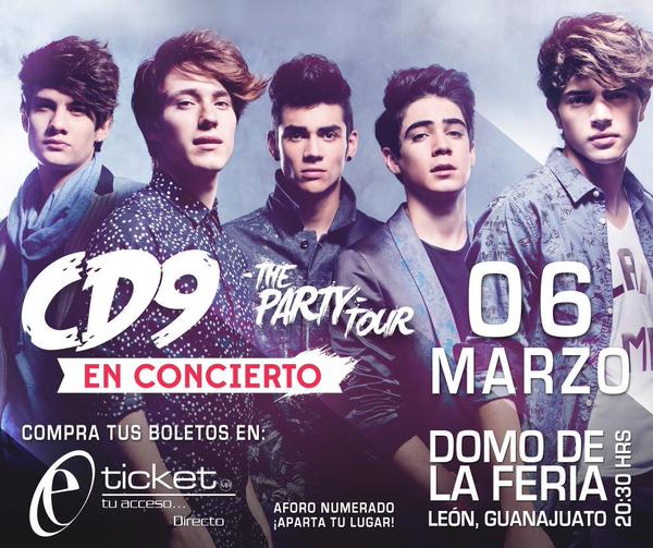 ¡LEÓN, 2 DÍAS! #ThePartyTour bit.ly/CD9Leon