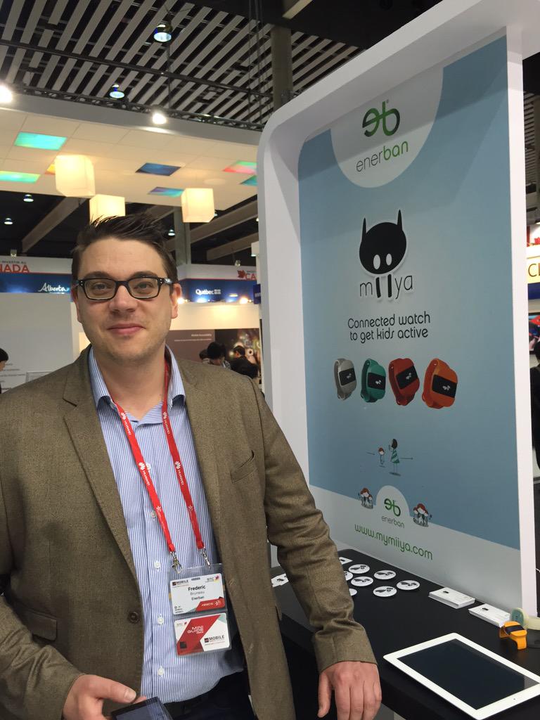 mini_5_9's tweet photo. @MiiyaWorld @fredbruneau Looks like Enerban &amp; Miiya are ready to rock #mwc2015 #belgiandelegation #wearables #kids http://t.co/QIjhzJMsHa