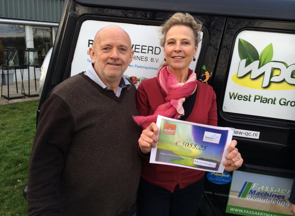 HospiceDronten's tweet photo. IJselijke reis #ScanCoveryTrail door Wies Borm en zoon Rowdy voor Hospice Dronten levert 5000 euro op! Bedankt! http://t.co/DEVUhZyRTP