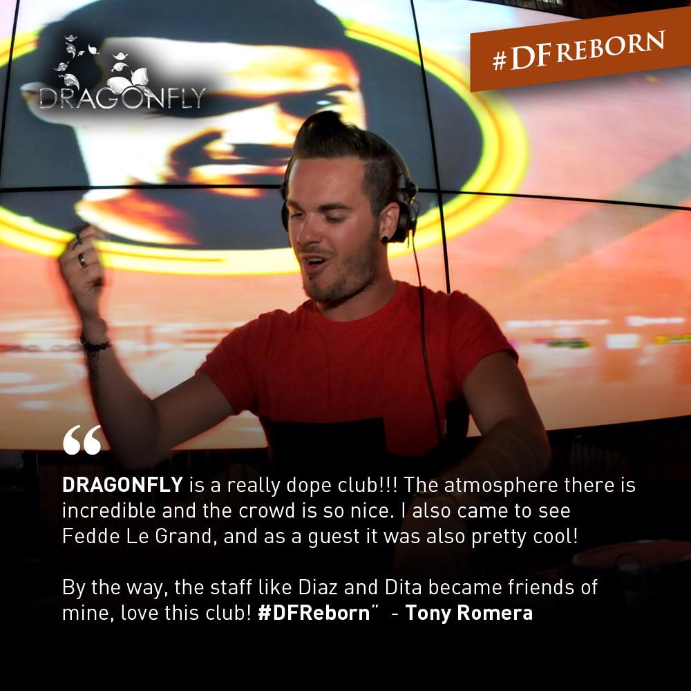 clubDRAGONFLY's tweet photo. Another support for #DFReborn from @TonyRomera !! http://t.co/XSftp56CoO