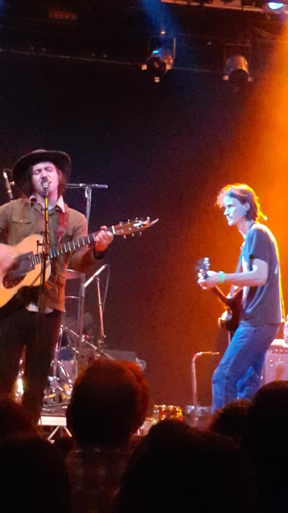 WalReid's tweet photo. Leonard Nimoy tribute by @conoroberst Auckland gig going off #oberst #NimoyRIP http://t.co/yaQ8lixEvL