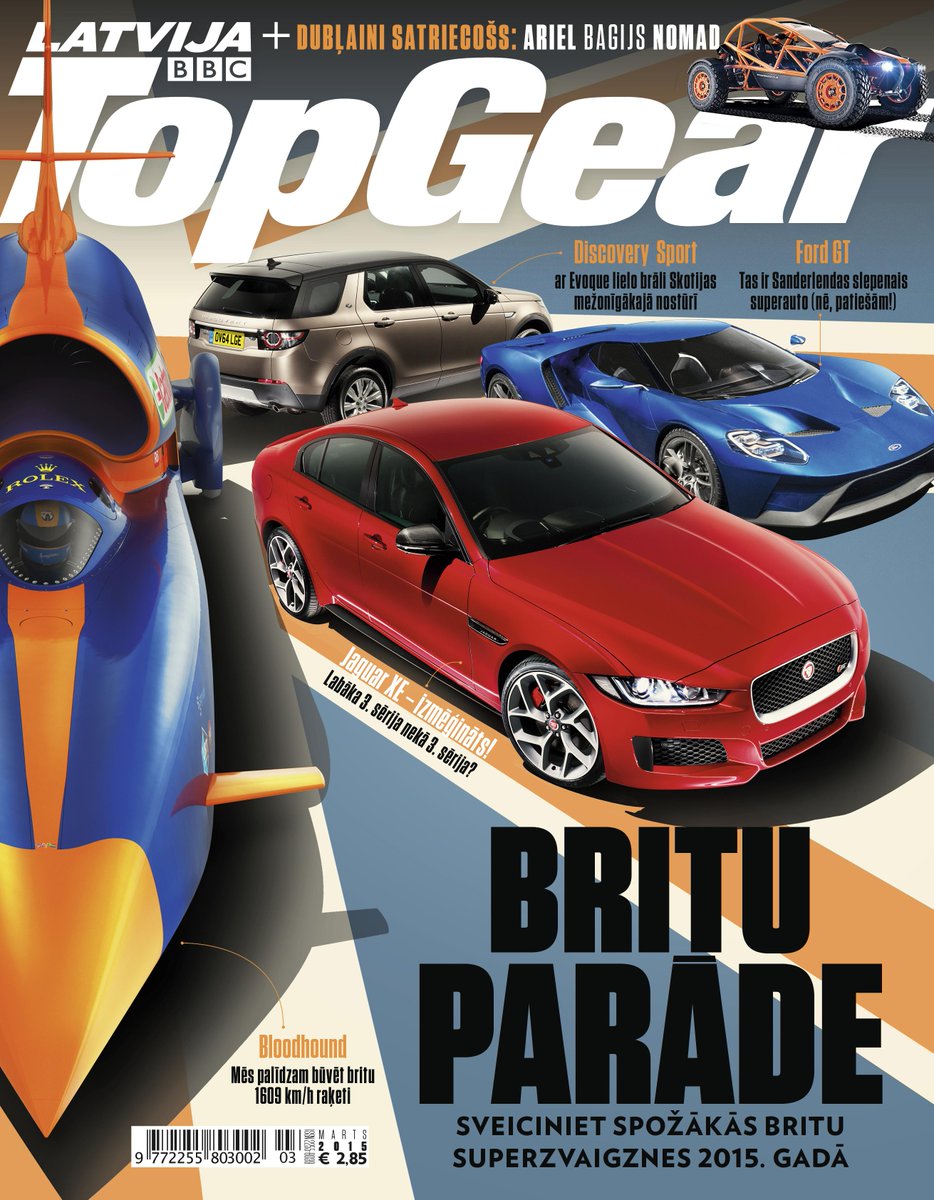 Jaunais <a href="/TopGear_LV/">TopGear Latvija</a> numurs jau pieejams visās preses tirdzniecības vietās Latvijā!