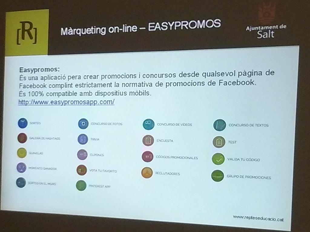 Tipus de concursos que podem fer al Facebook amb @Easypromos #emosalt