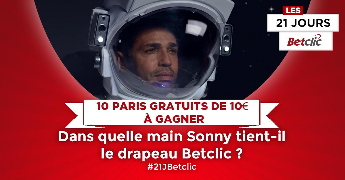 Betclic's tweet image. [#FreeBet] 10 * 10€ à gagner ! RT + votre réponse accompagnée de #21JBetclic ! Indice ici : bit.ly/17JPzZp