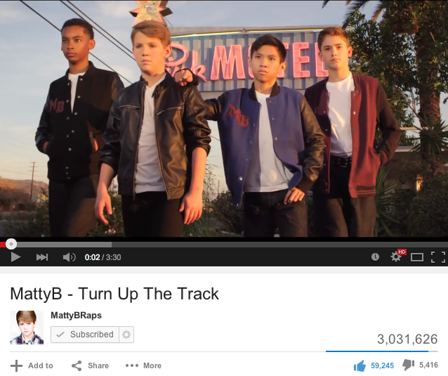 mia_halla's tweet photo. 3M views on @MattyBRaps original song #TurnUpTheTrack
Turn up, turn up, turn up this track!
https://t.co/hlXEfERuDV http://t.co/L26qbuDwWn
