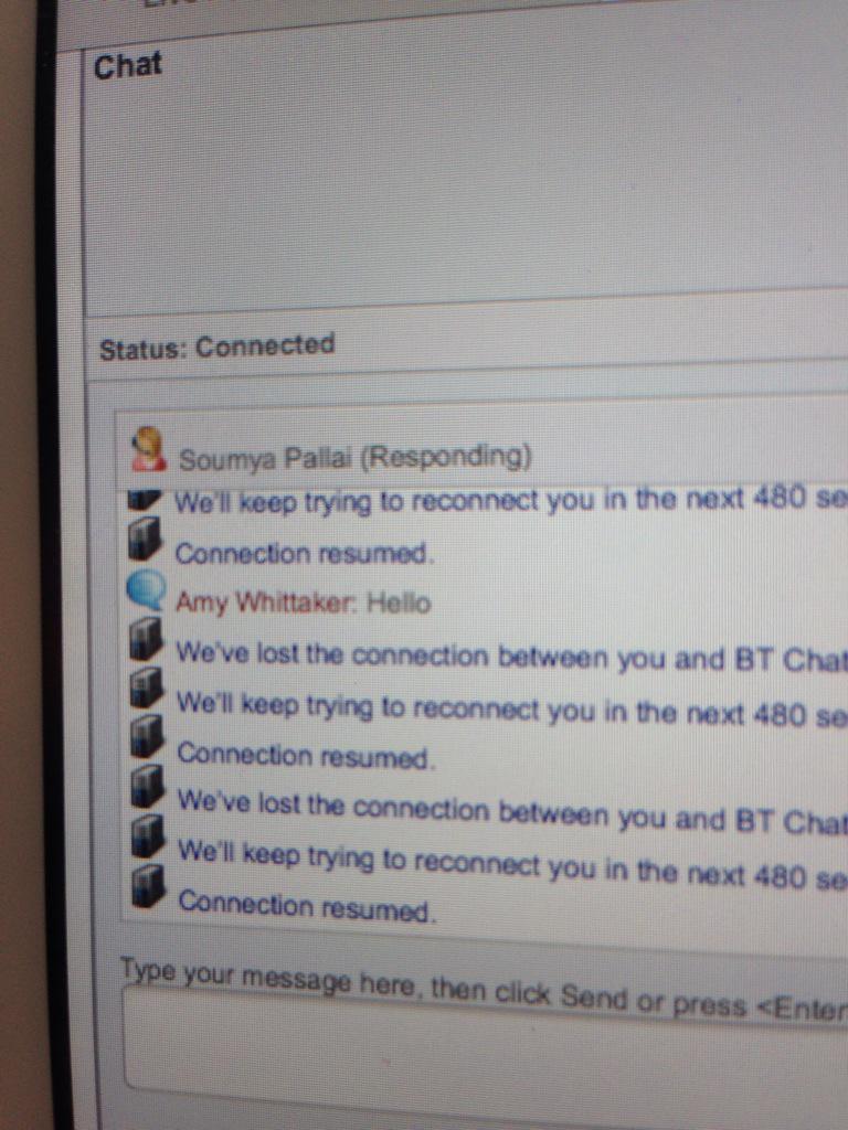 WhittakerAmy's tweet photo. @BTCare when you just want to discuss your wifi issues and you get this...waiting for a call back for a week! Awful! http://t.co/s579lYwLbu