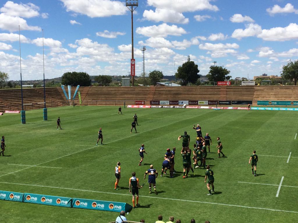 Rugby seisoen skop af. 1ste span speel voorwedstryd vir Varsity Beker in Bloemfontein teen Vryburg <a href="/schoolofrugby/">SuperSchools Rugby</a>