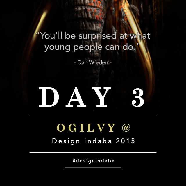 OgilvySA's tweet photo. The third &amp; final day of @designindaba left us wanting more weird &amp; wonderful: http://t.co/Ynh4iypZ8L #designindaba http://t.co/dWA8aeLbsN