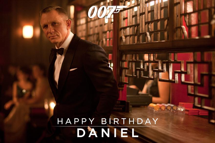 \" Happy Birthday to Daniel Craig. 