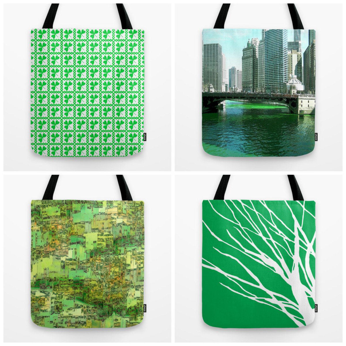 #Freeshipping thru 3-8 with this link: society6.com/nancysmith?pro… #StPatricksDay #totes #green #promocave