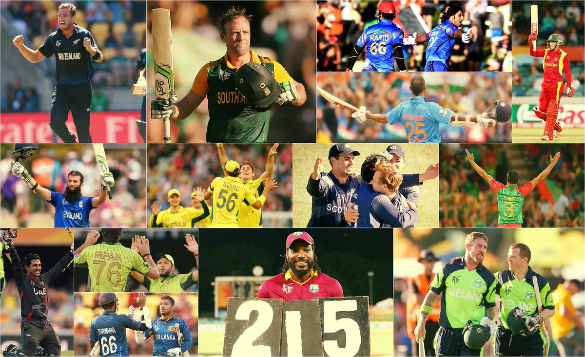 ICC's tweet photo. Only rest day today of the Pool Stages, so we want to ask you what have your favorite parts of #cwc15 been so far? http://t.co/1SmIdaLcDf