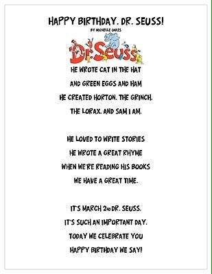 MrsKateHodges's tweet photo. Happy 111th birthday, Dr. Seuss! #ReadAcrossAmerica http://t.co/iC21ENNlf9