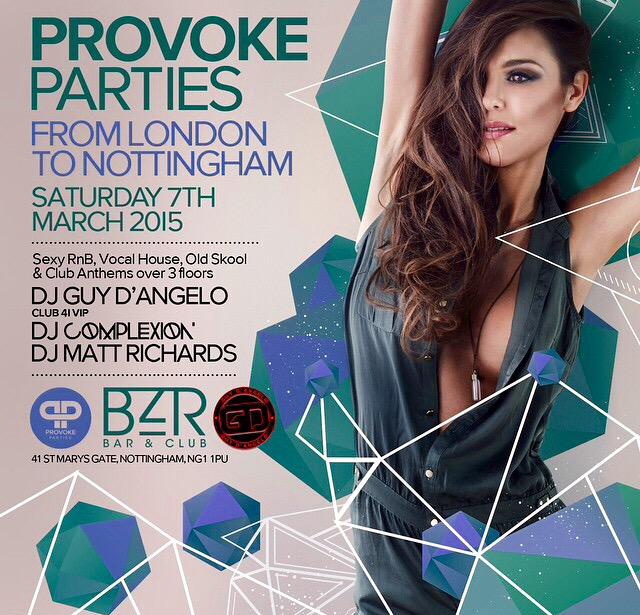 Saturday I'm hitting the road with my bro <a href="/Complexion/">Complexion</a> to shut down <a href="/BZRNottingham/">BZR Nottingham</a> in a BIG way for <a href="/ProvokeParties/">Provoke Parties</a>!