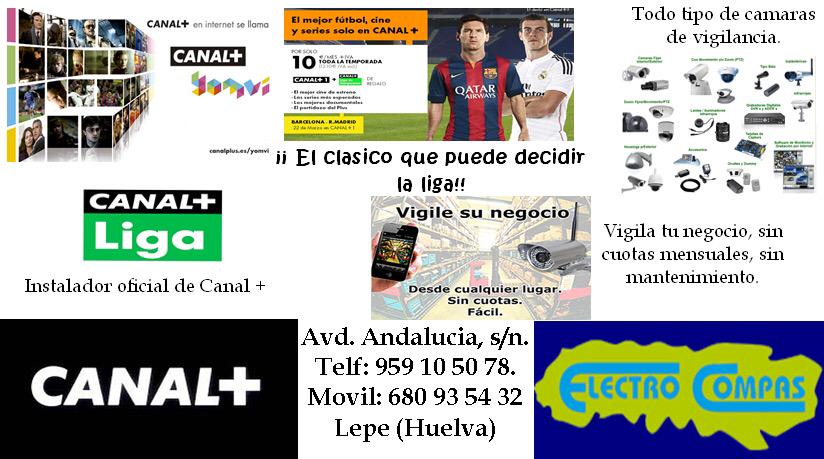 electrocompas's tweet image. Electrocompas te lo ofrece todo. Canal +, cámaras de vigilancia, alarmas de seguridad. Todo y más en Electrocompas.