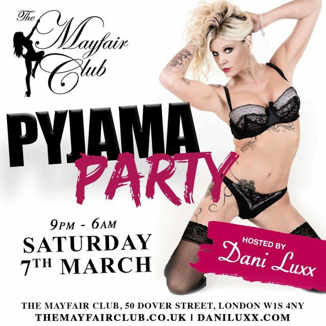 TheMayfairClub's tweet photo. Highlight of the coming week is our sexy pyjama party, join us &amp; @daniluxx to host our very first pyjama party http://t.co/YoCOYeQDus