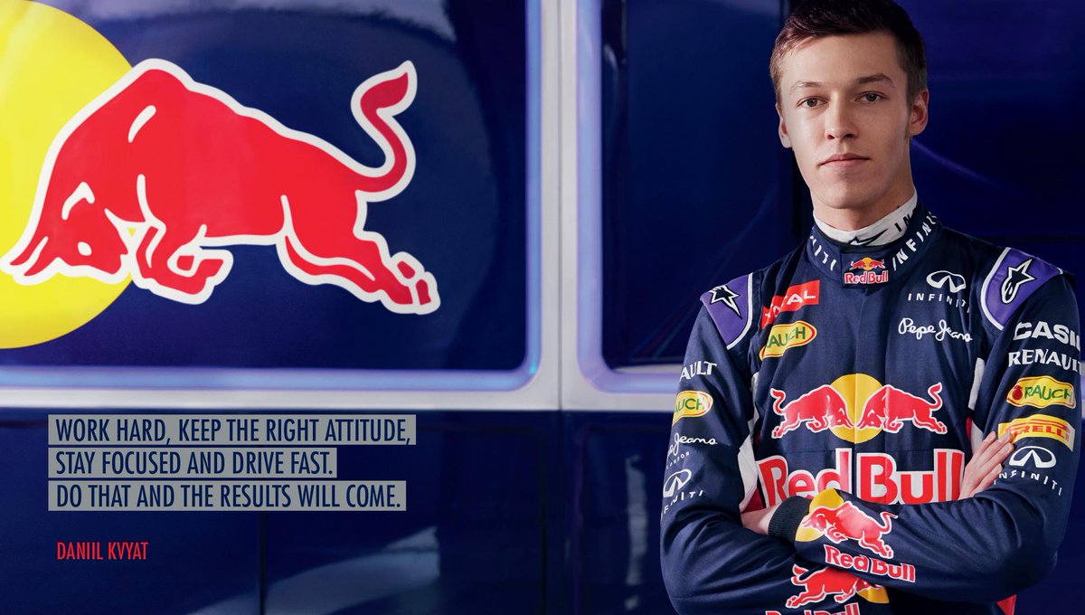 redbullracing's tweet photo. Next up Melbourne. @Dany_Kvyat's pre-season thoughts. #F1 #BackinColour http://t.co/fKLUOh8ed1
